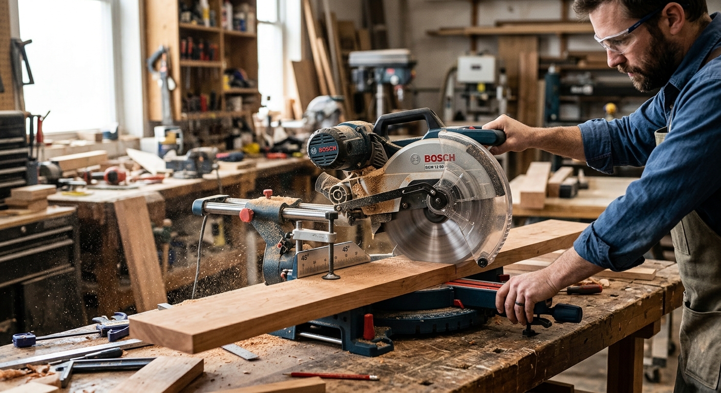 2. Bosch GCM12SD  –  Best 12-Inch Compact Sliding