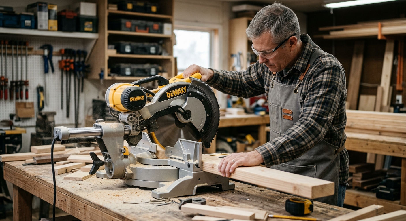 3. DeWalt DWS716  –  Best 12-Inch Budget Compound