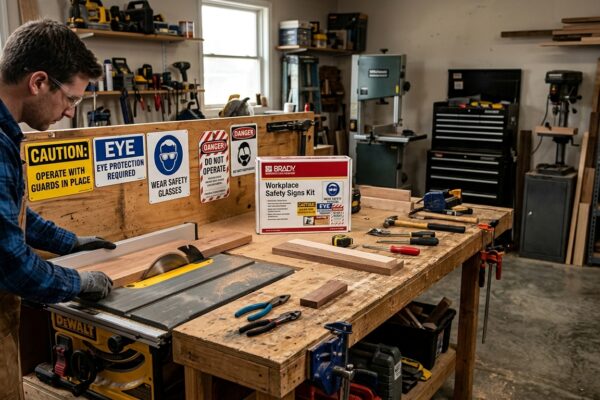 Best Safety Signs and Labels for Home Workshops and Garages