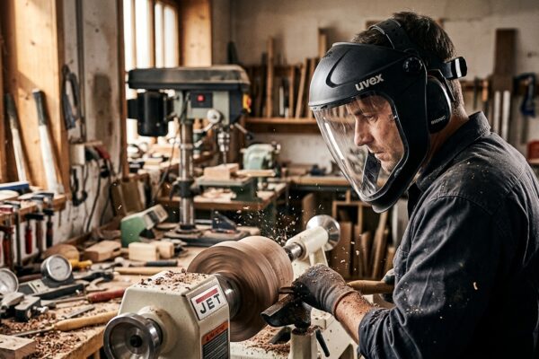 Best Face Shields for Grinding, Woodturning, and Chemical Work