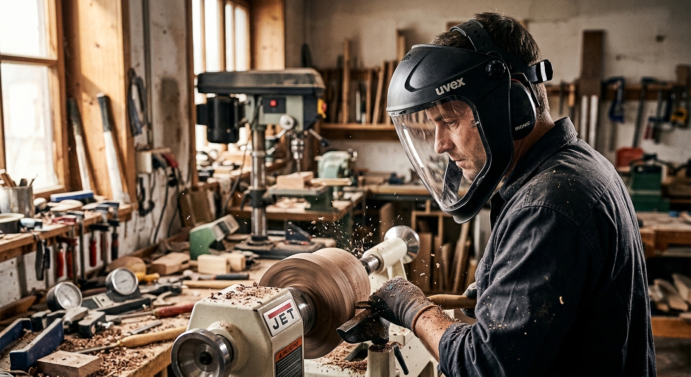 Uvex Bionic Face Shield  –  Best Overall