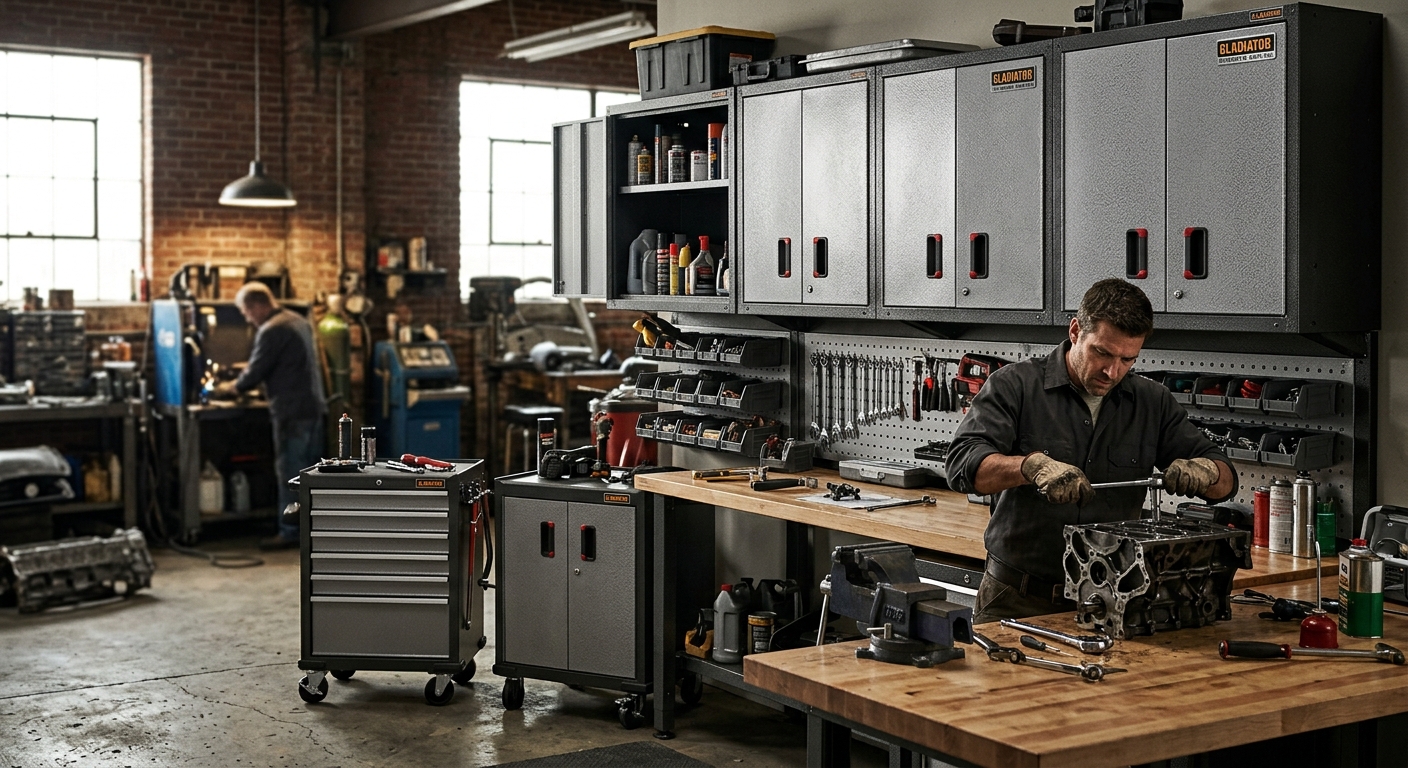 Gladiator Premier Series Wall Cabinets  –  Best Garage Wall Cabinet