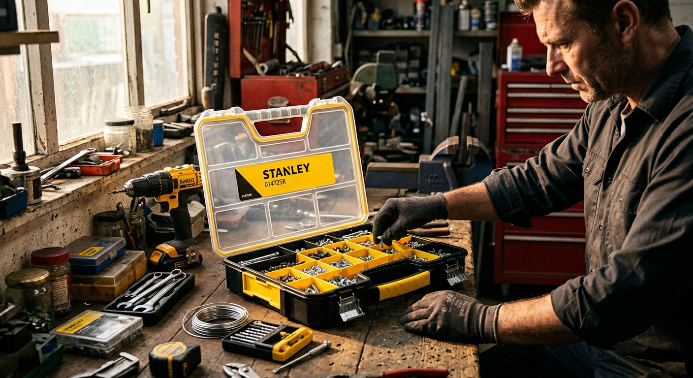 Stanley 014725R Quick-Access Parts Organizer  –  Best Portable