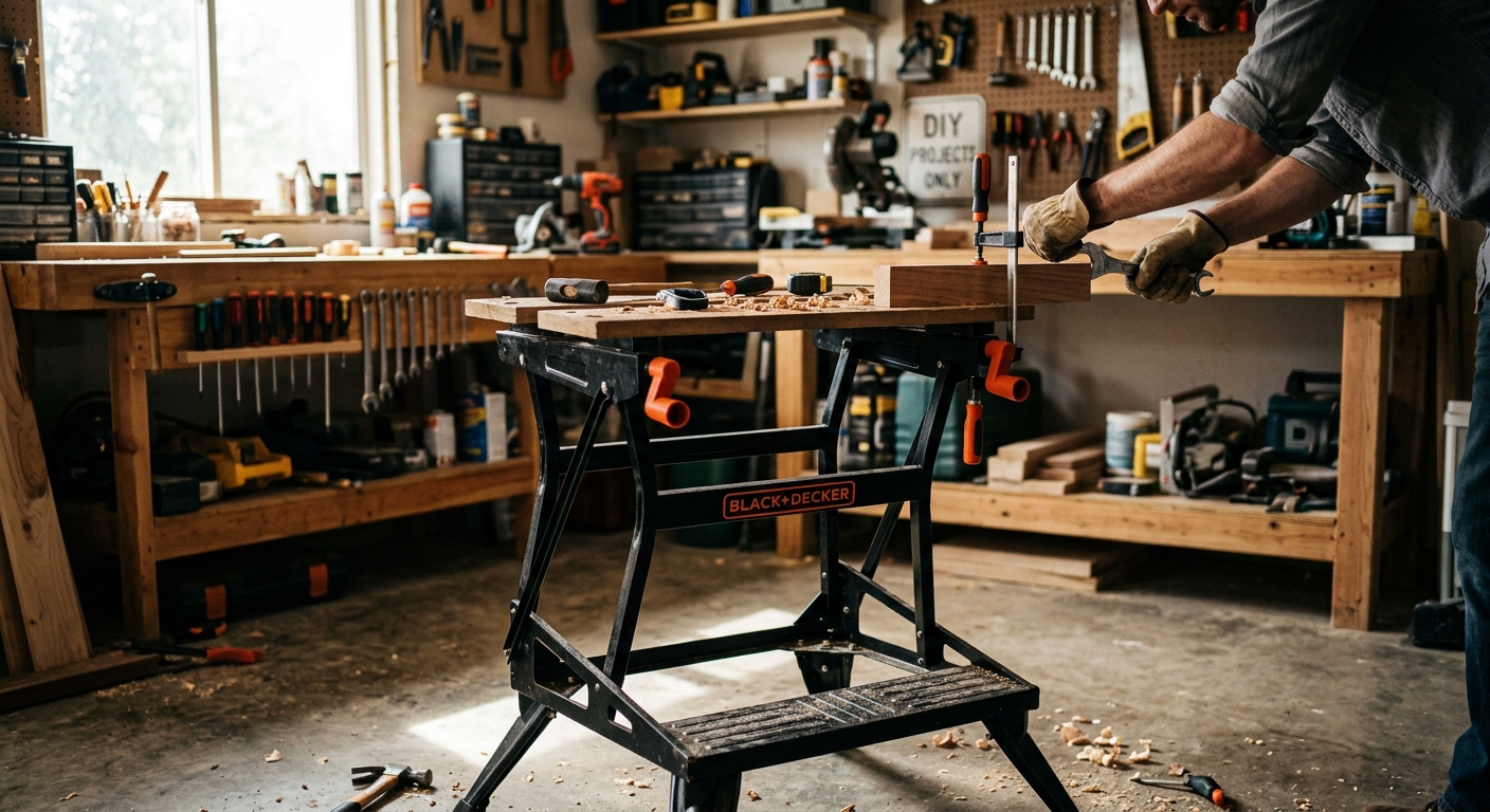 Black+Decker Workmate 225  –  Best Portable Workbench