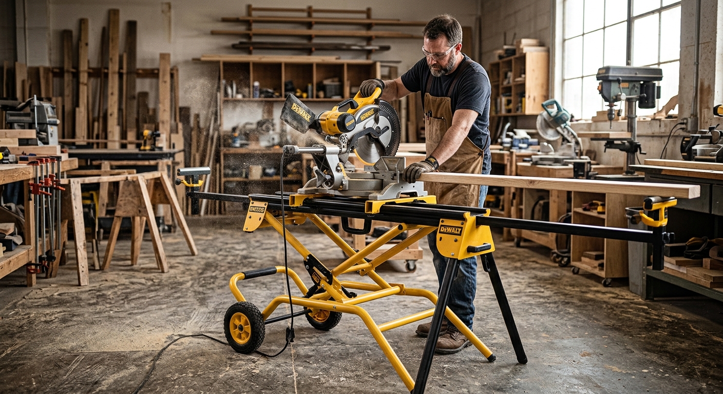DeWalt DWX726 Miter Saw Stand  –  Best Miter Saw Support