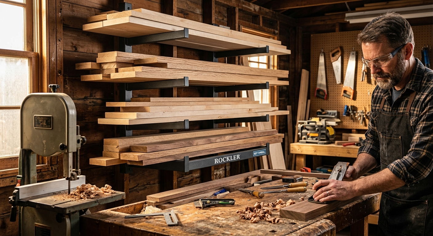 Rockler Lumber Rack  –  Best Overall