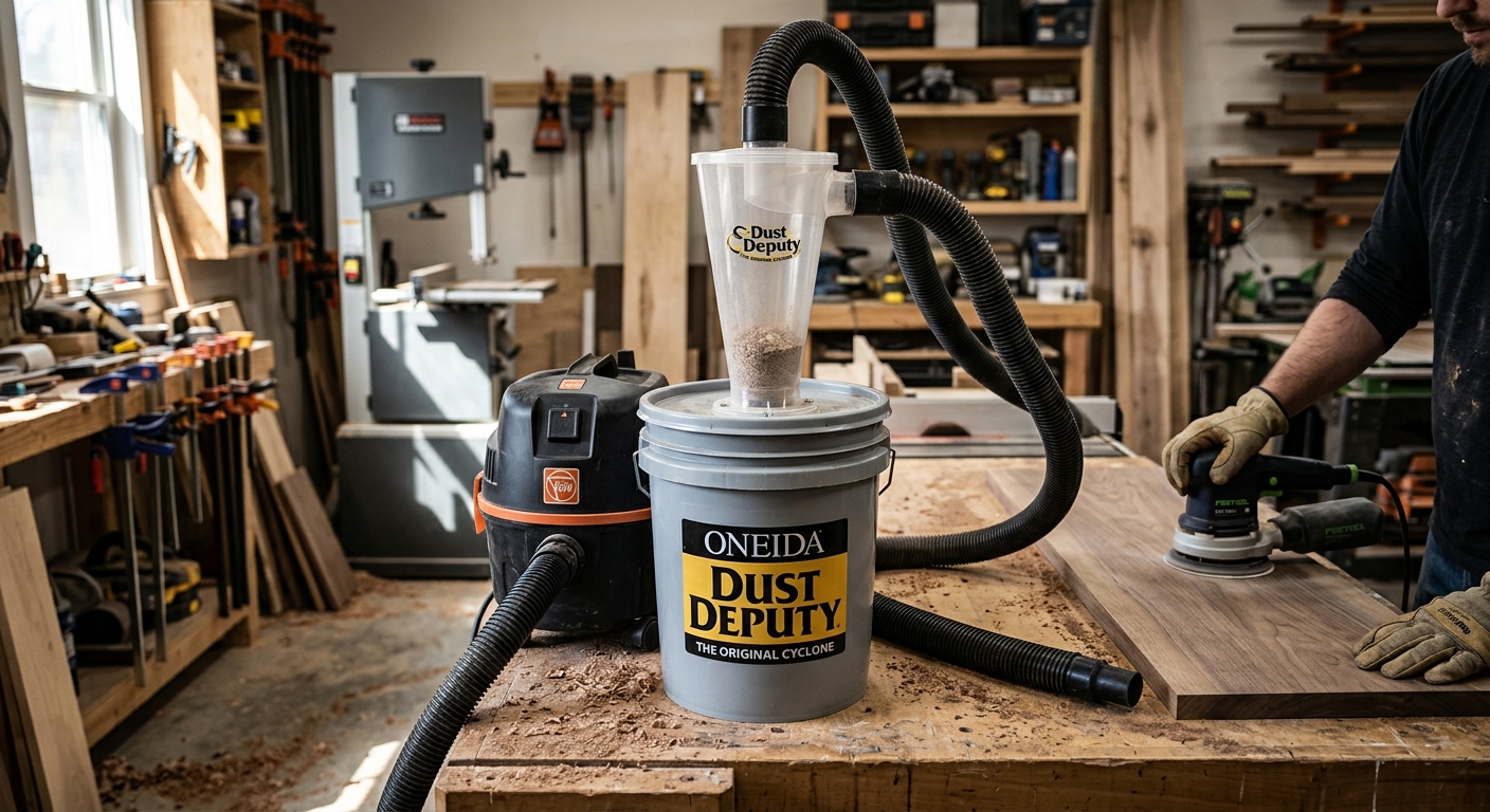 Oneida Dust Deputy Cyclone  –  Best Dust Separator