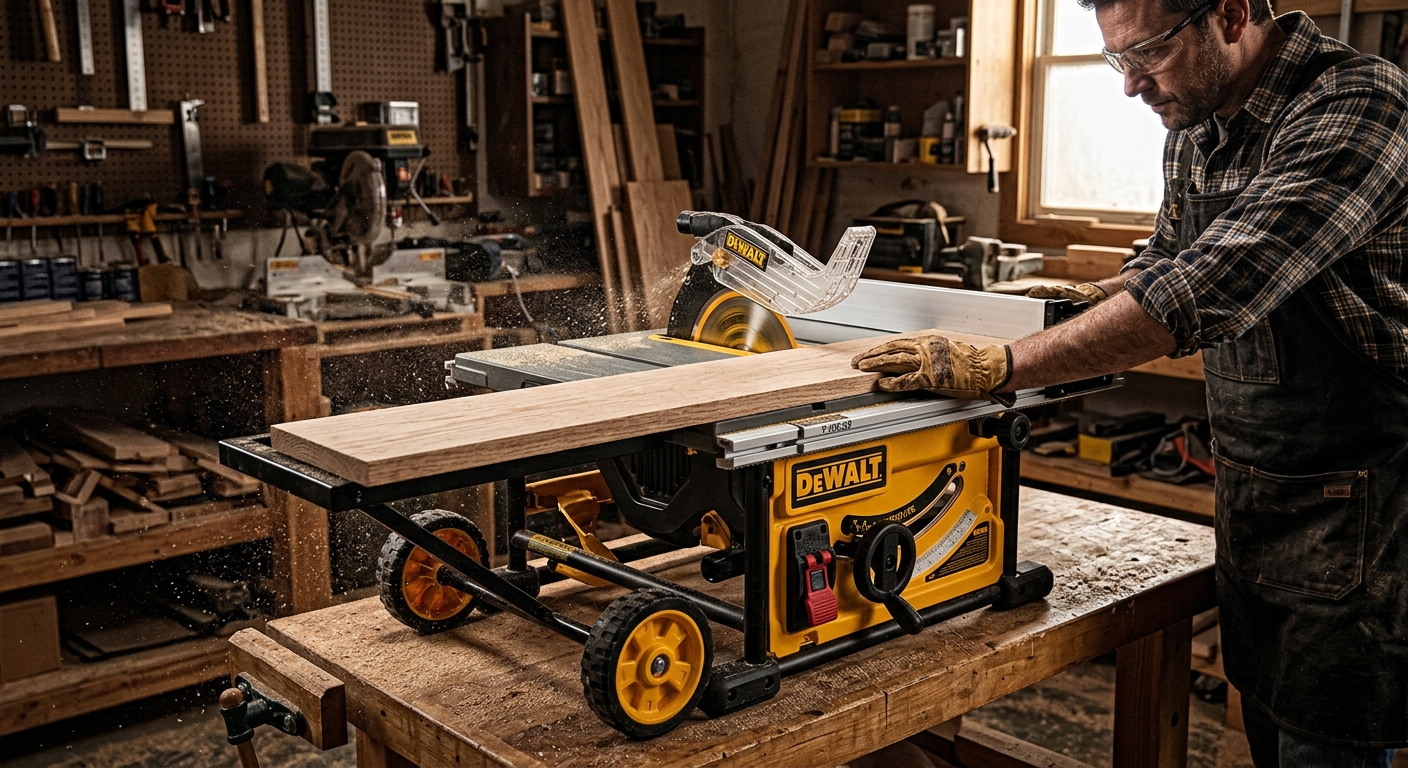2. DeWalt DWE7491RS  –  Best Jobsite Table Saw