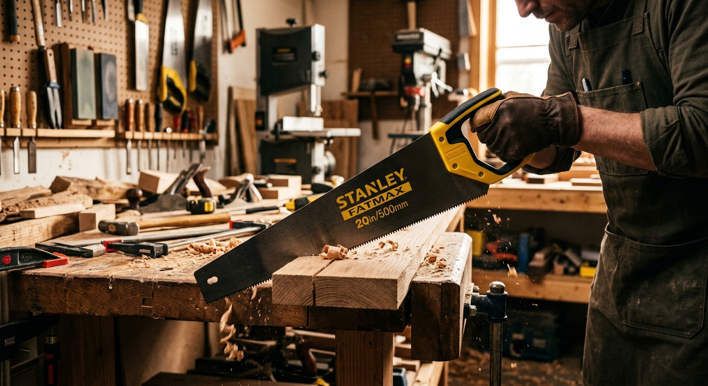 1. Stanley FatMax 20-inch Hand Saw