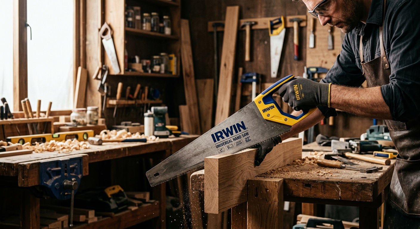 2. Irwin Tools Universal Hand Saw