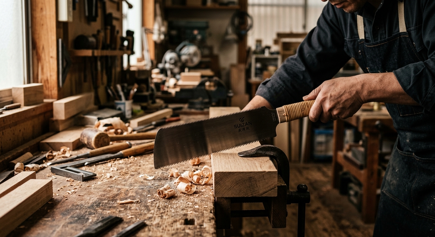 3. Suizan Japanese Pull Saw (Double Edge)