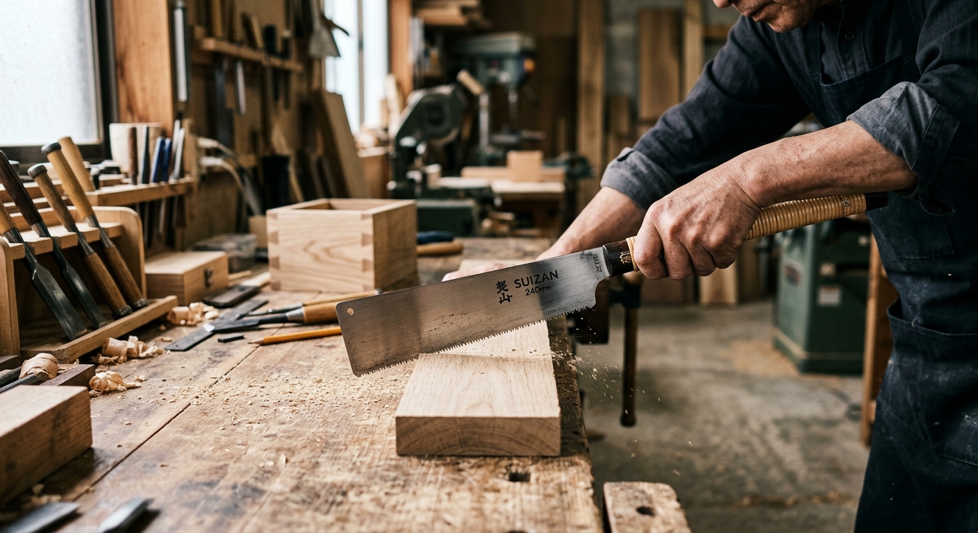 3. Suizan Japanese Pull Saw (Double Edge)