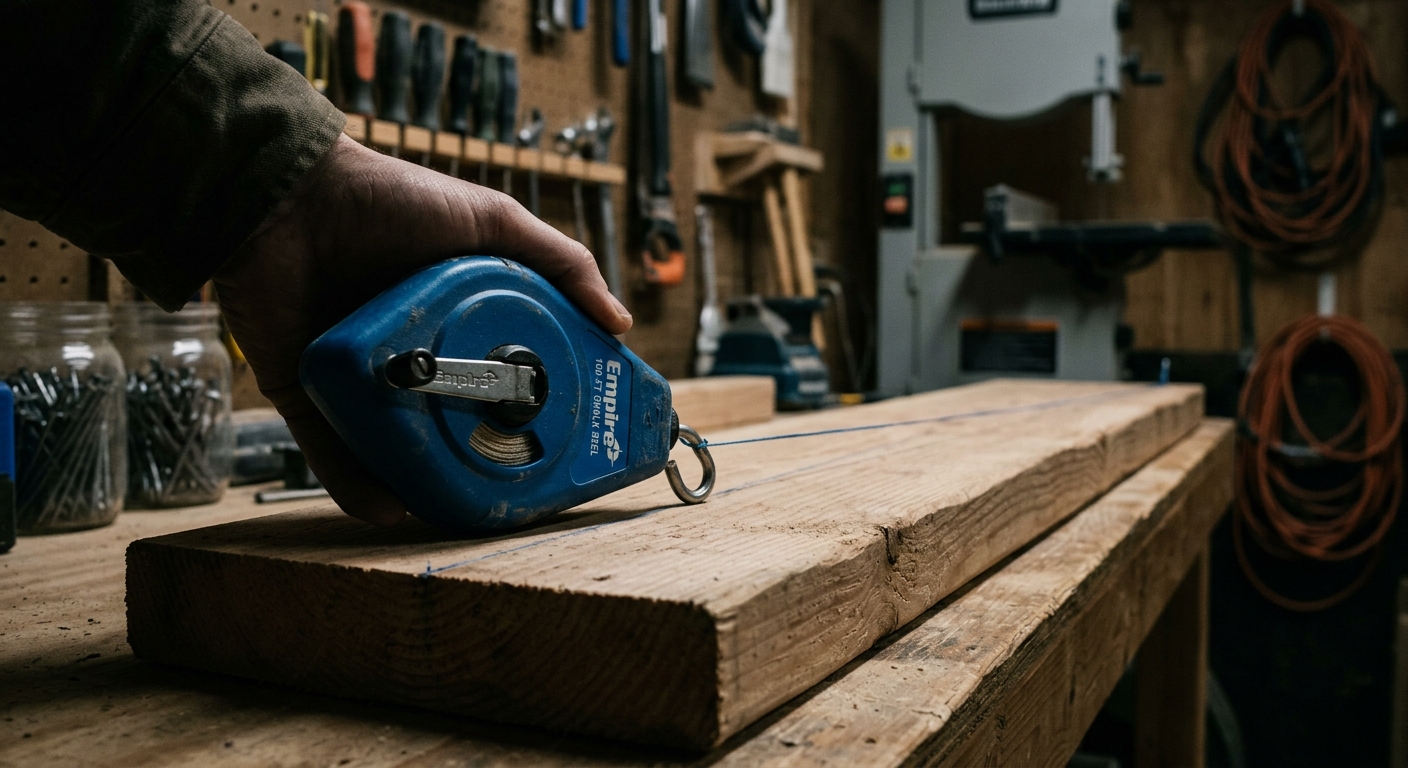 3. Empire Level 100-Foot Chalk Reel