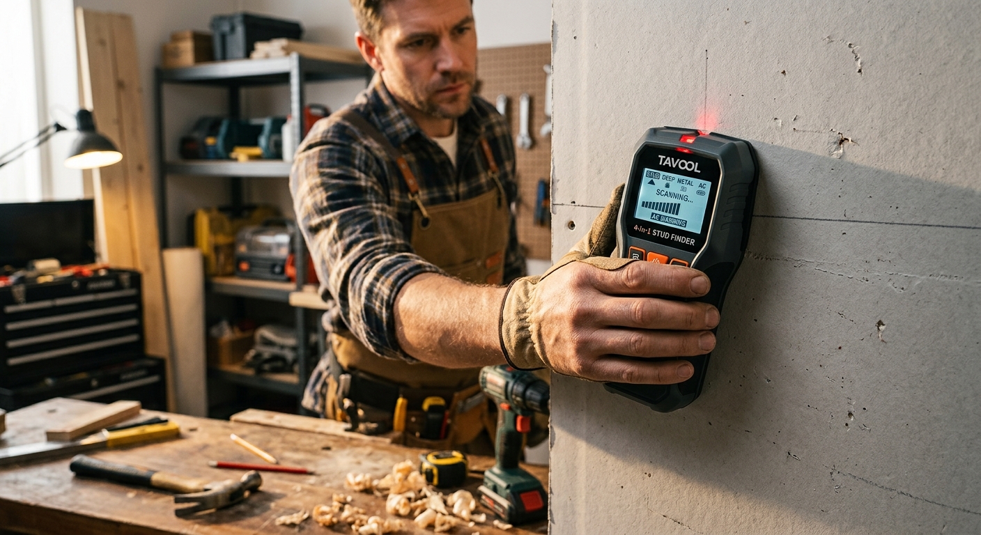 4. Tavool Stud Finder 4-in-1