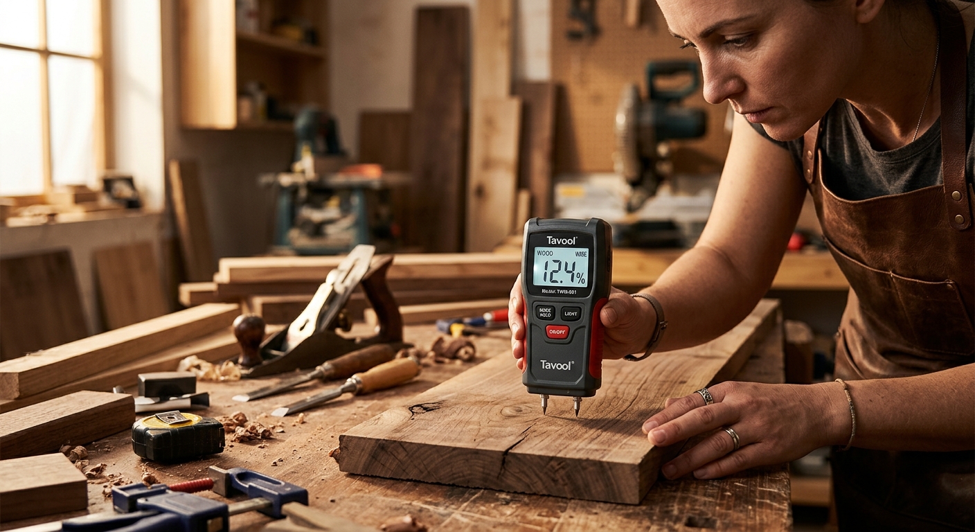 4. Tavool Wood Moisture Meter