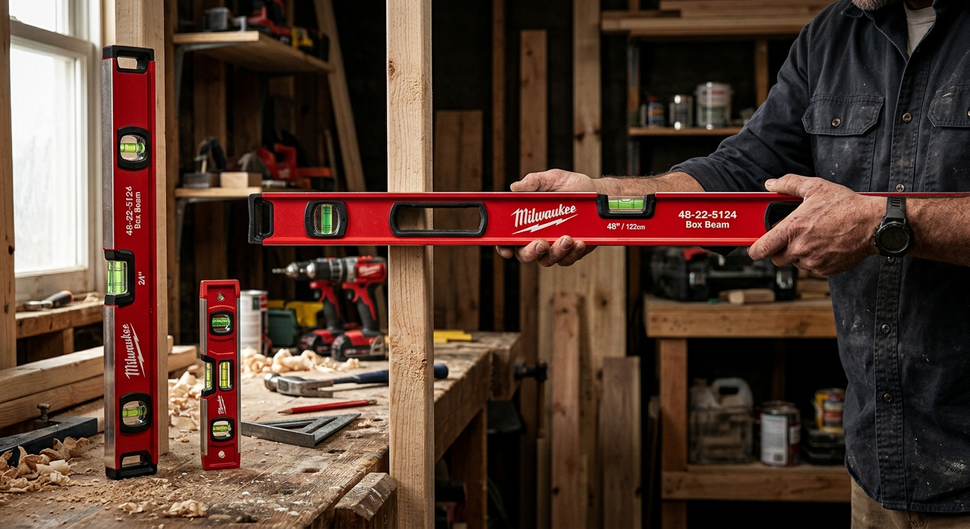 1. Milwaukee 48-22-5124 (48-Inch Box Beam)