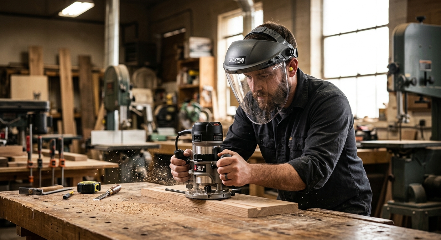 5. Jackson Safety Maxview Face Shield