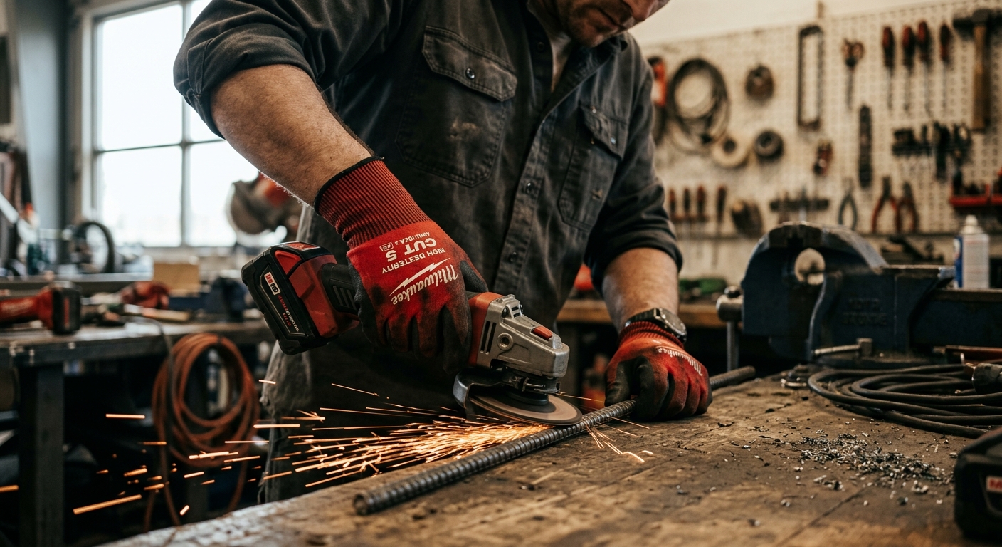 4. Milwaukee 48-22-8741 High Dexterity Cut 5 Gloves