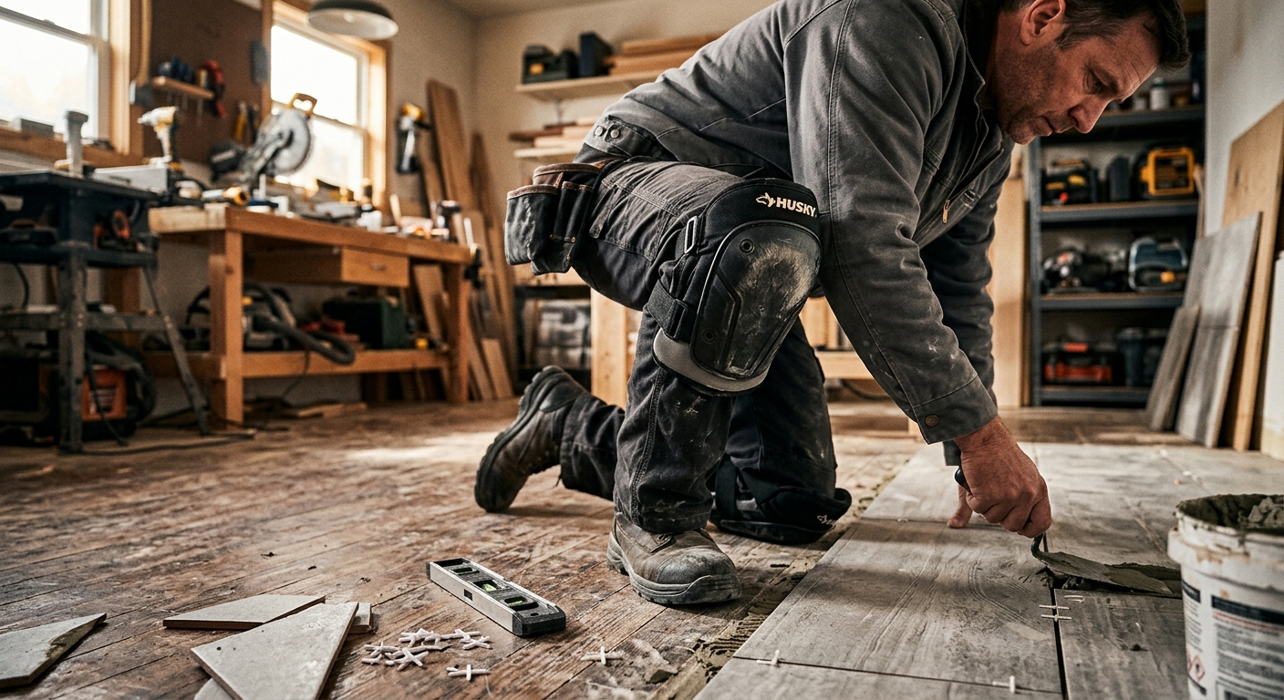 5. Husky Professional Knee Pads
