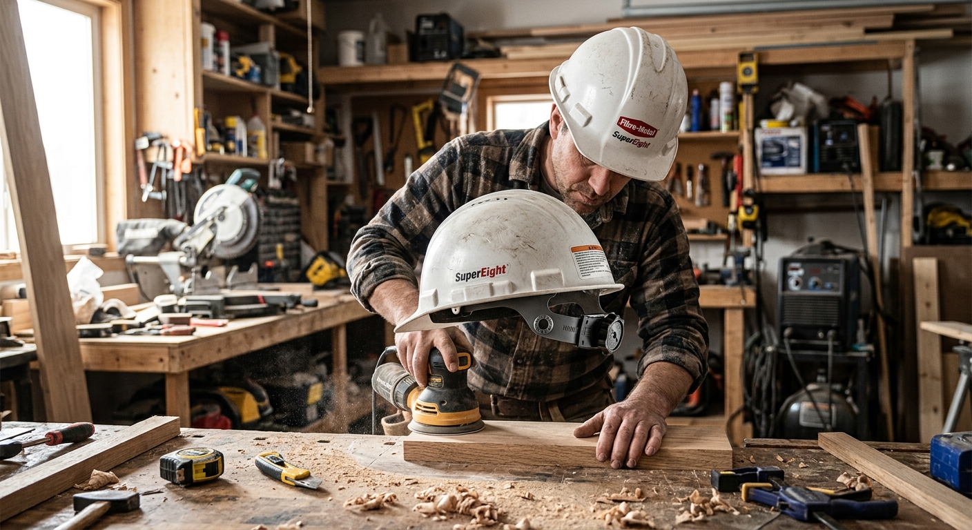 2. Fibre-Metal SuperEight Ratchet Hard Hat