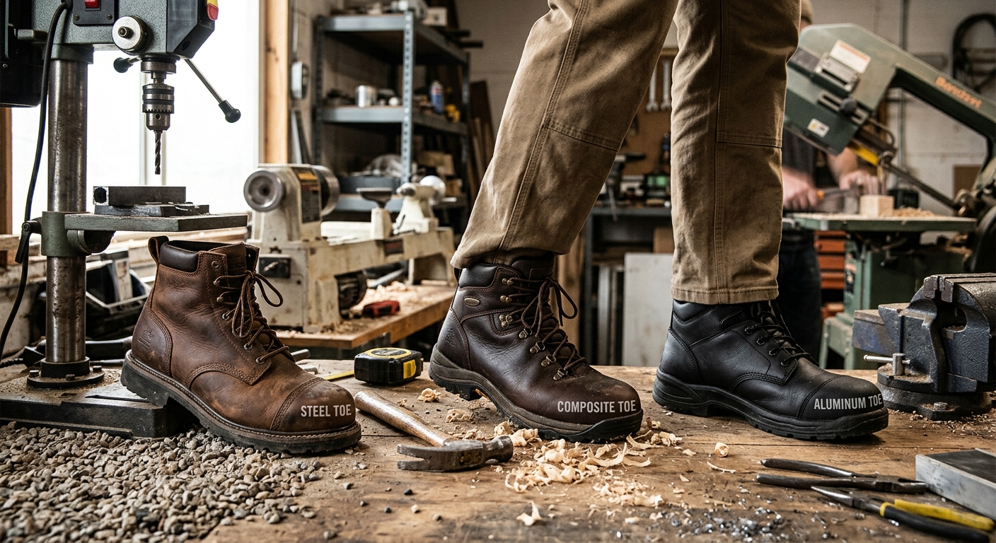 Steel vs. Composite vs. Aluminum Toe