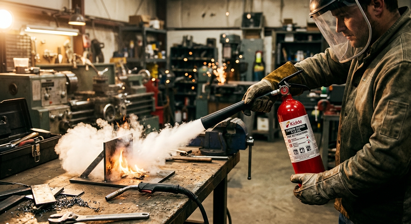 5. Kidde 466112 CO2 Extinguisher (5 lb)