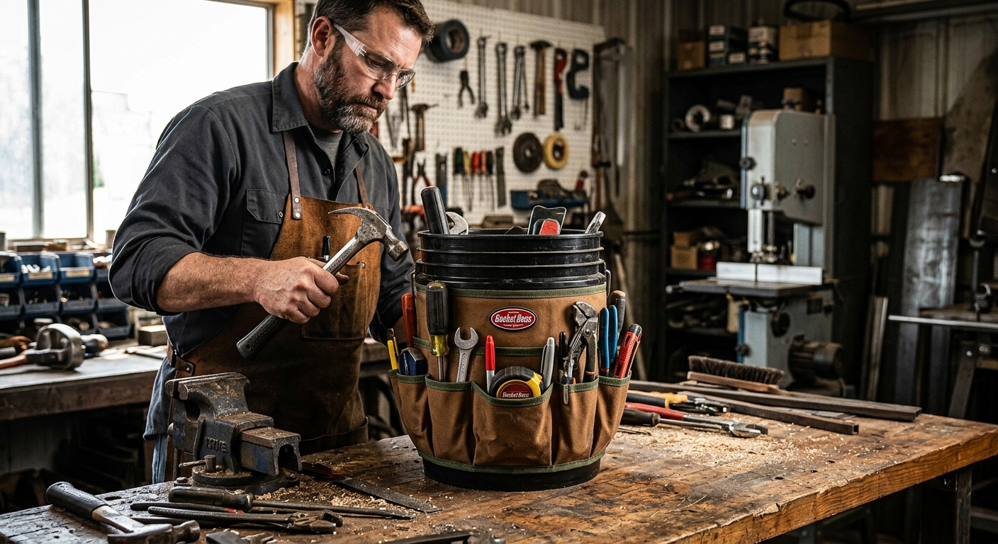 5. Bucket Boss 54100 Bucket Tool Organizer