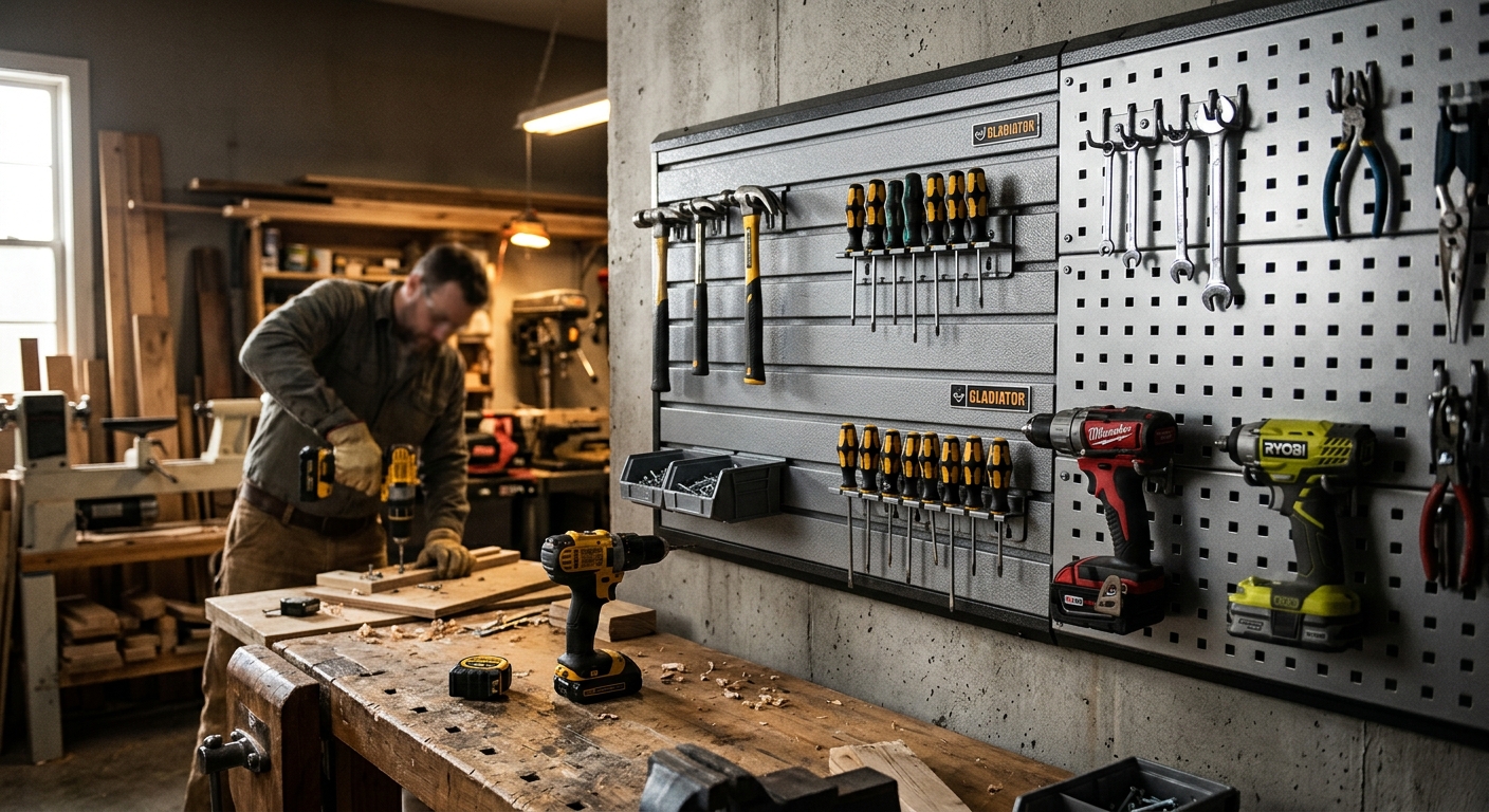 4. Gladiator GarageWorks Wall Storage System