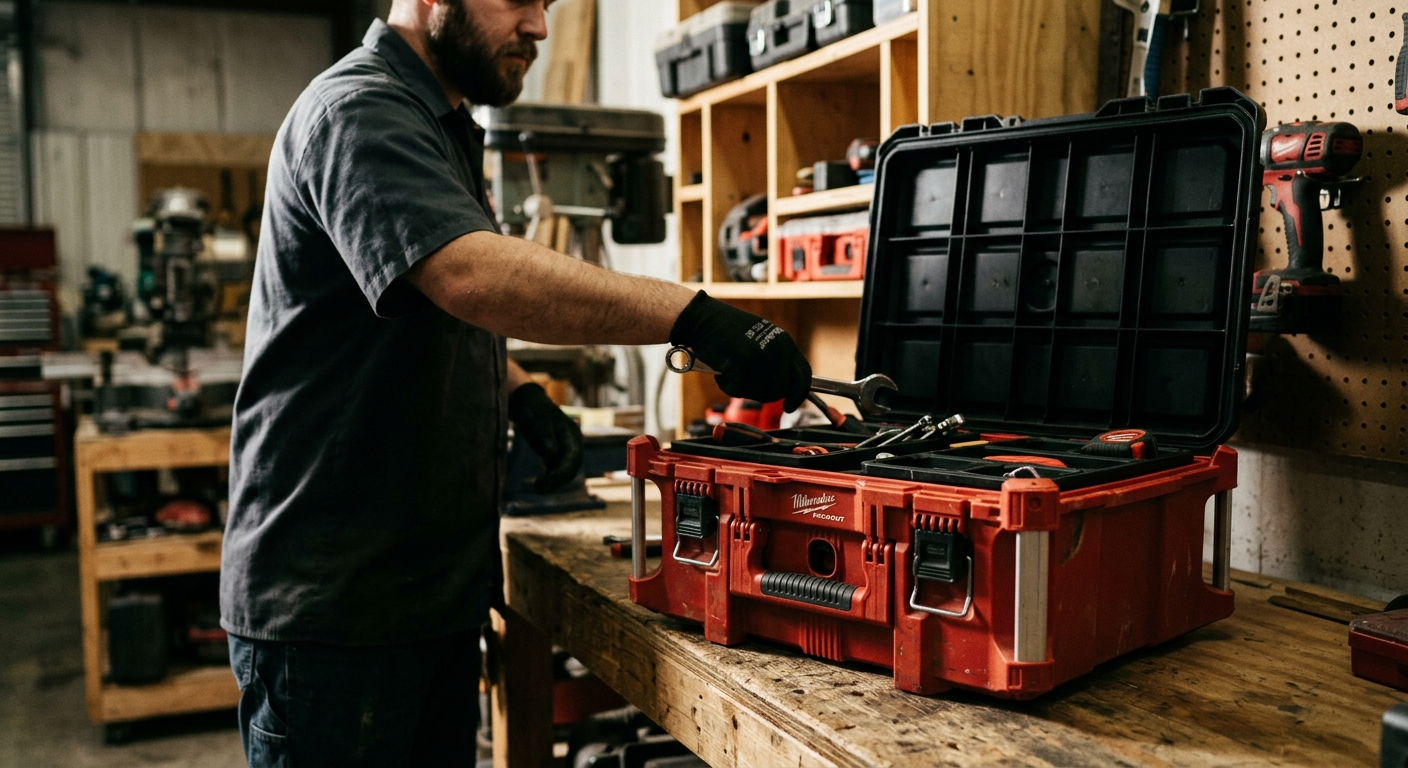 1. Milwaukee 48-22-8425 PACKOUT Large Tool Box