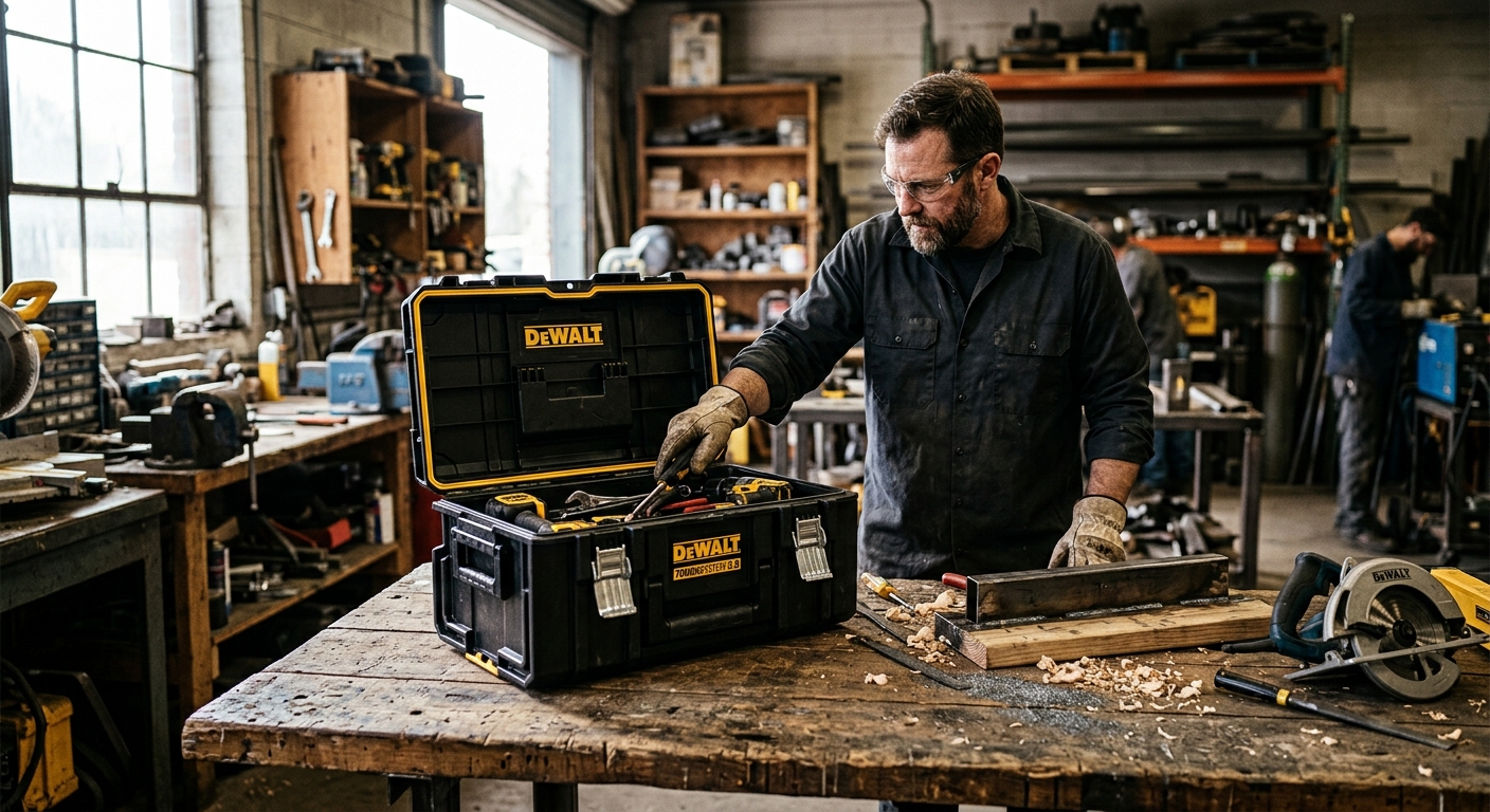 2. DeWalt DWST08201 ToughSystem 2.0 Tool Box