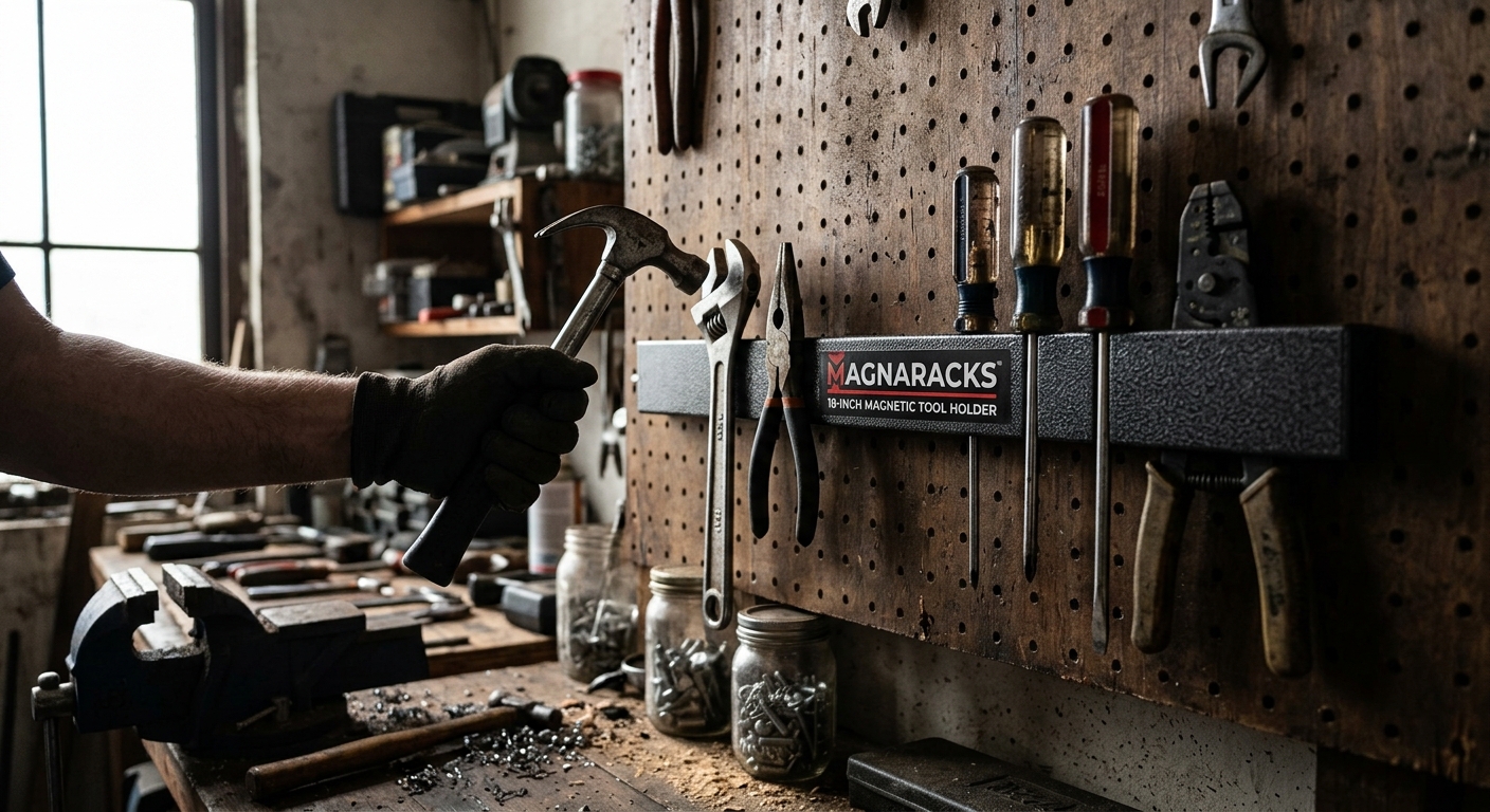 1. Magnaracks 18-Inch Magnetic Tool Holder