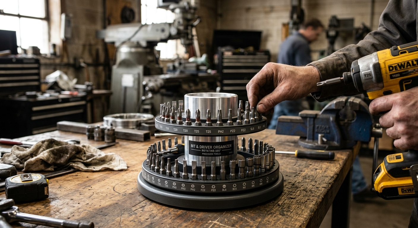 Rotating Bit Organizers