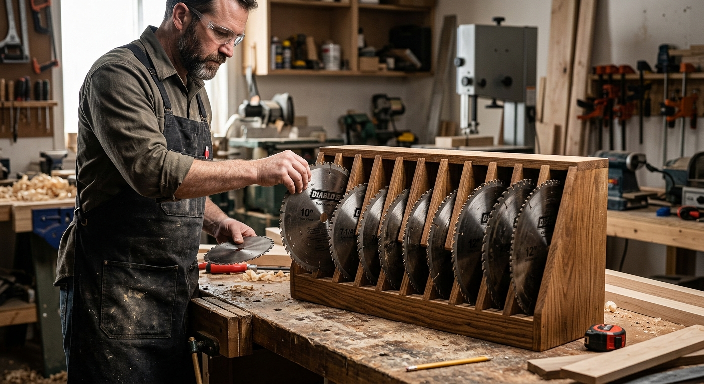 Multi-Blade Storage Racks