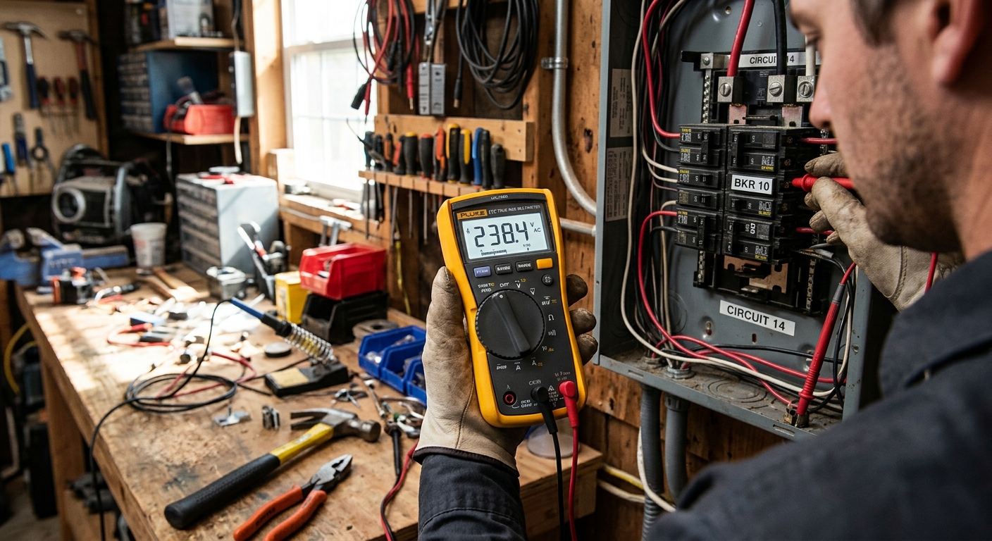 1. Fluke 117 Electricians True RMS Multimeter