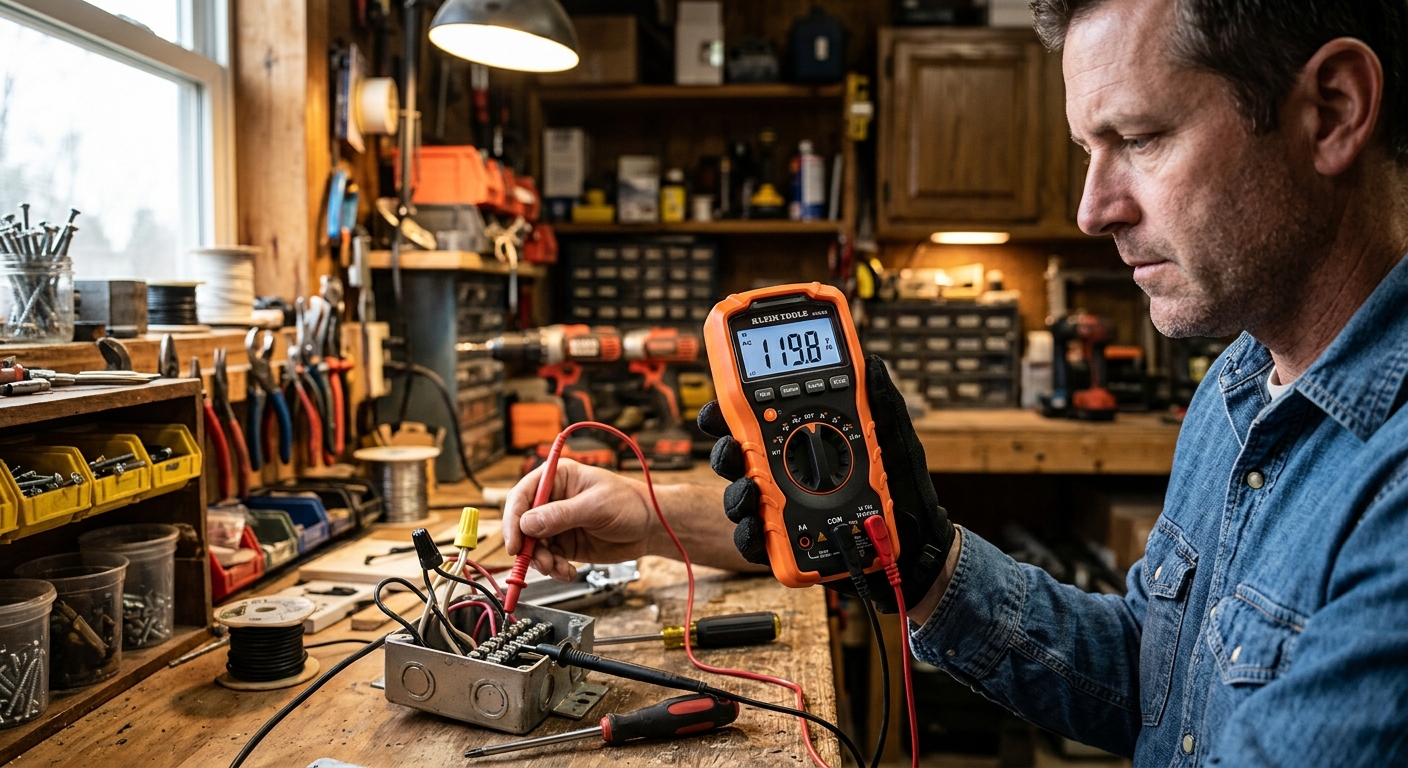 2. Klein Tools MM400 Auto-Ranging Multimeter