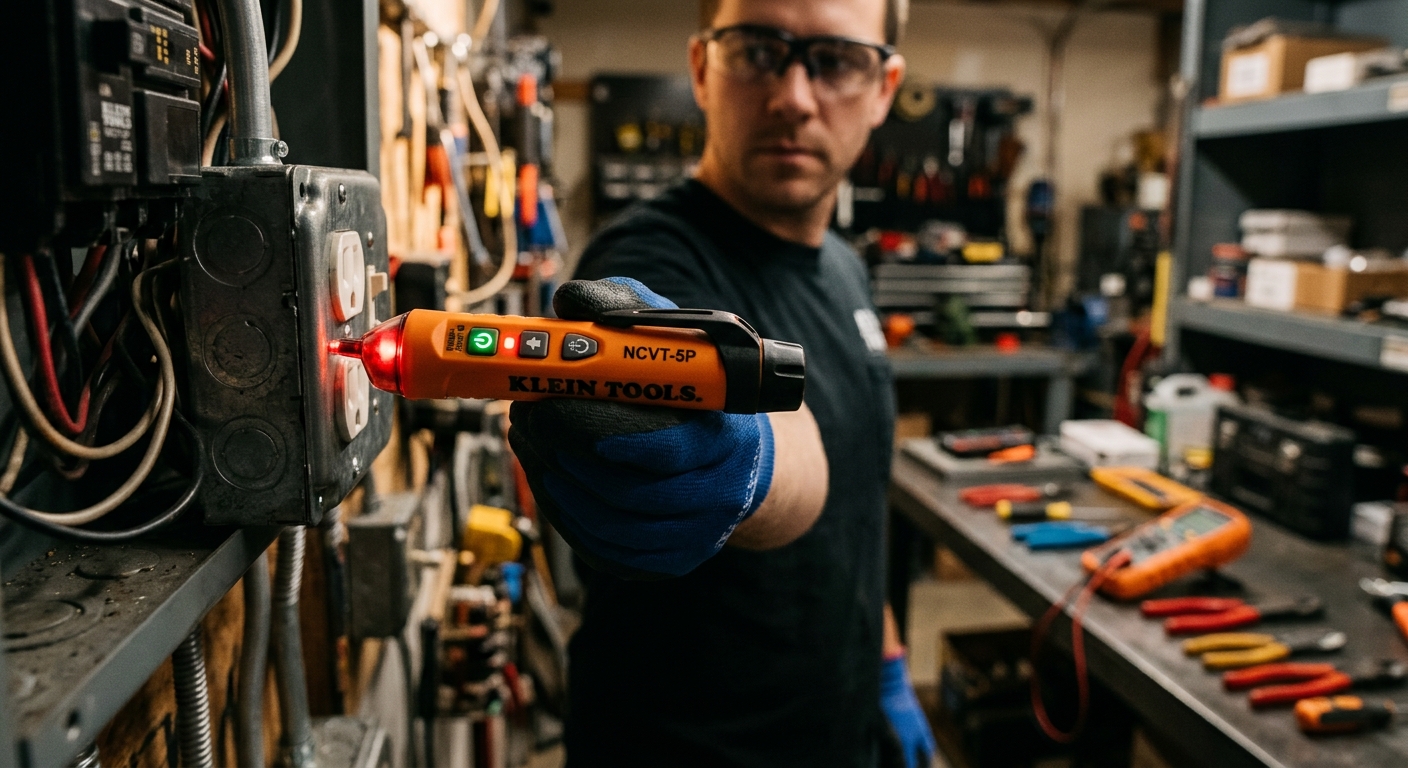 1. Klein Tools NCVT-5P Non-Contact Voltage Tester