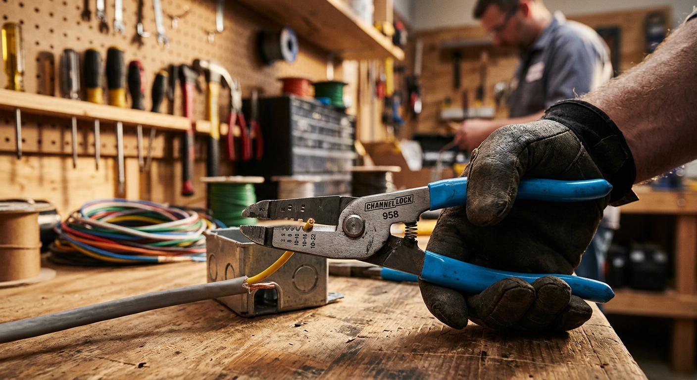 3. Channellock 958 Wire Stripper/Cutter