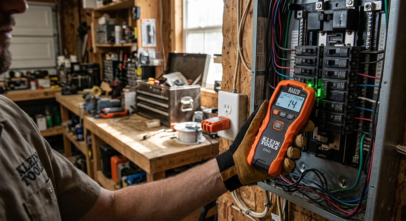 1. Klein Tools ET310 Digital Circuit Breaker Finder