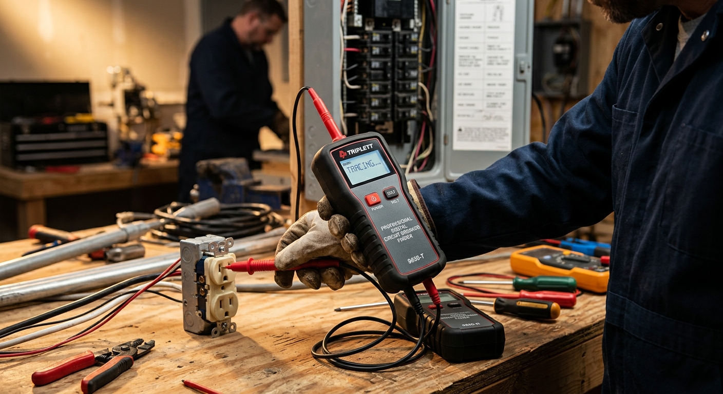 4. Triplett 9650 Professional Digital Circuit Breaker Finder