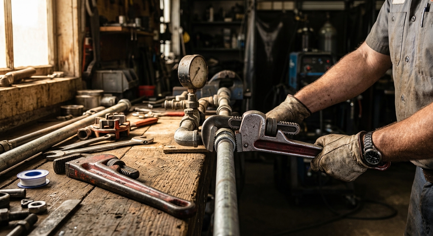Standard (Hook Jaw) Pipe Wrench