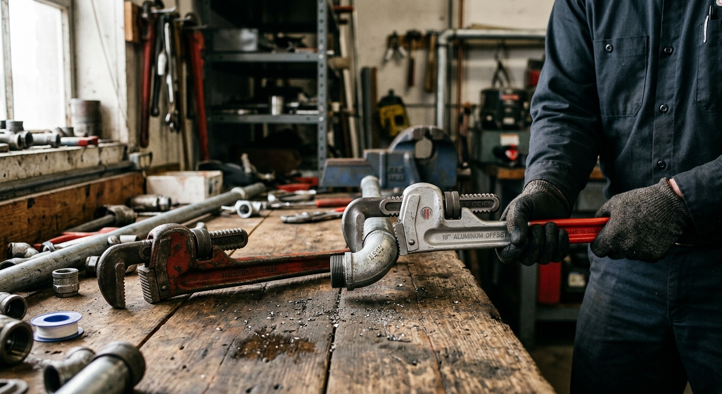 Offset Pipe Wrench