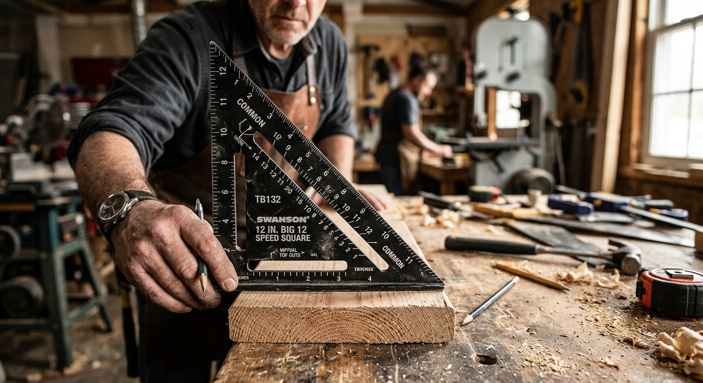 3. Swanson Tool TB132 Big 12 Aluminum Framing Square