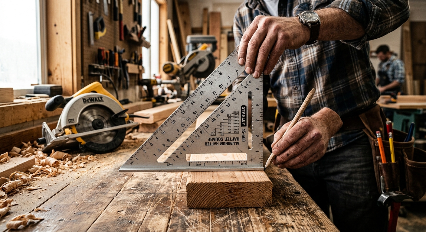 4. Stanley 45-500 Aluminum Rafter Square
