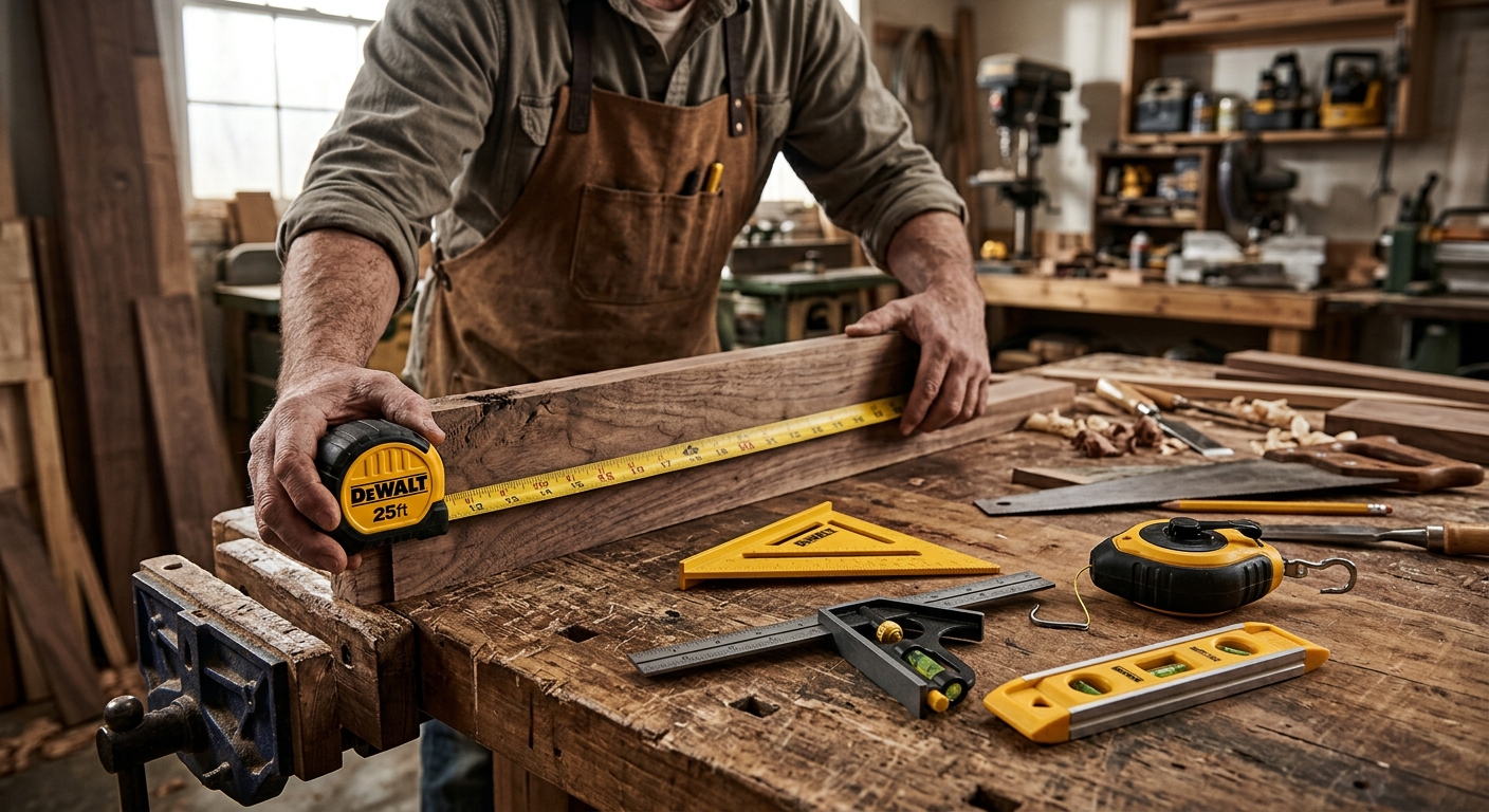 4. DeWalt 5-Piece Measuring and Layout Kit