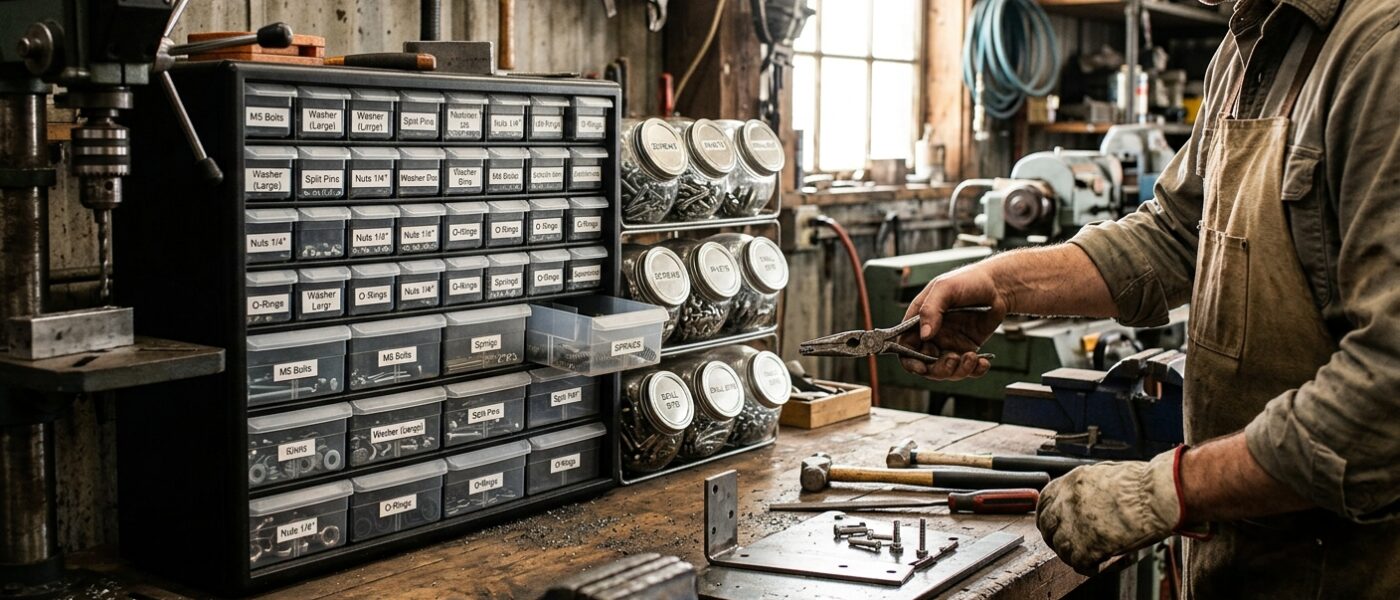 Best Small Parts Storage  –  Hardware Bins and Jar Systems