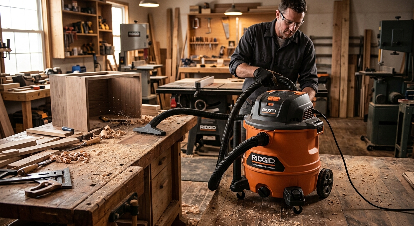 2. RIDGID 14-Gallon NXT  –  Best Mid-Range Shop Vac