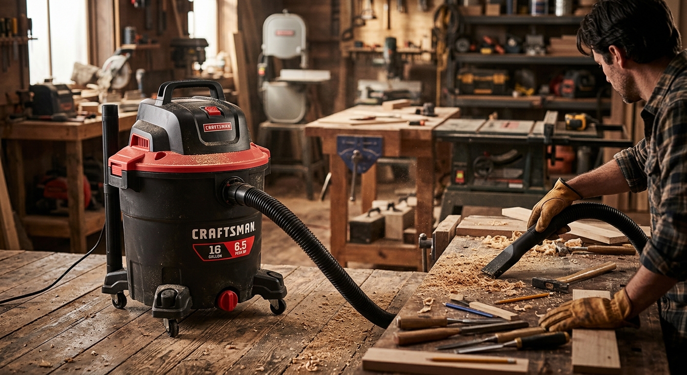 3. Craftsman CMXEVBE17596  –  Best Value 16-Gallon