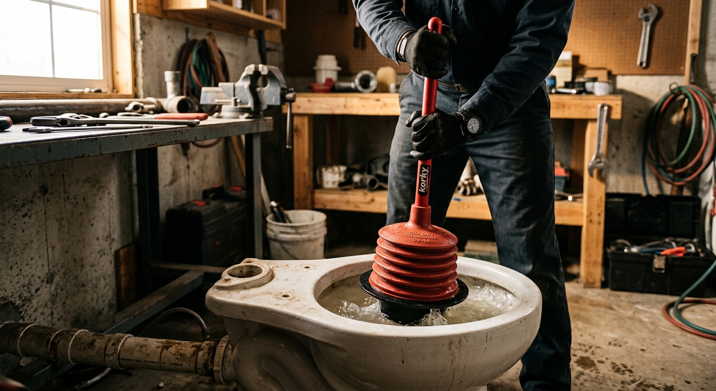 1. Korky 99-4A Max Performance Toilet Plunger