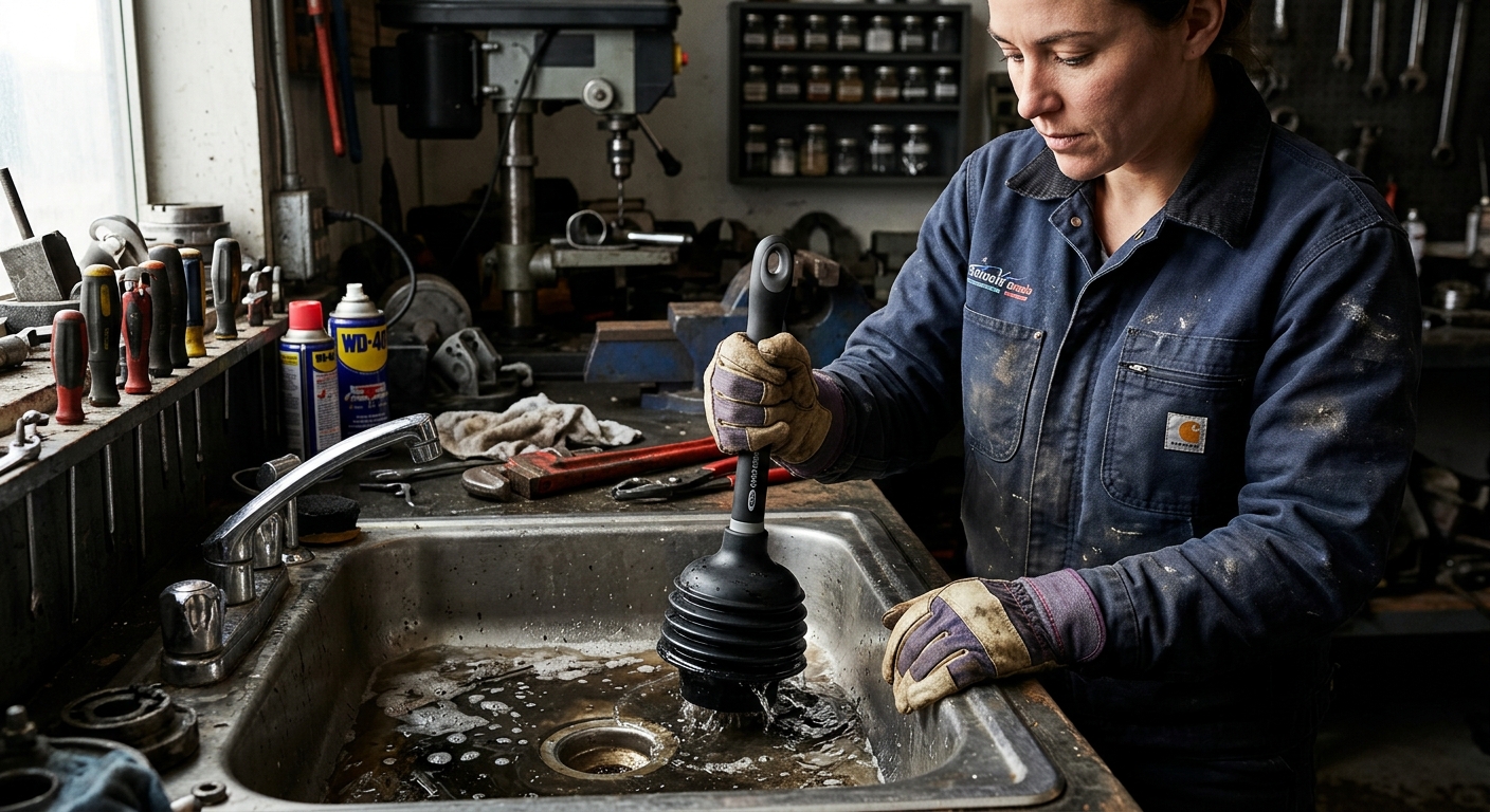 3. OXO Good Grips Sink Plunger