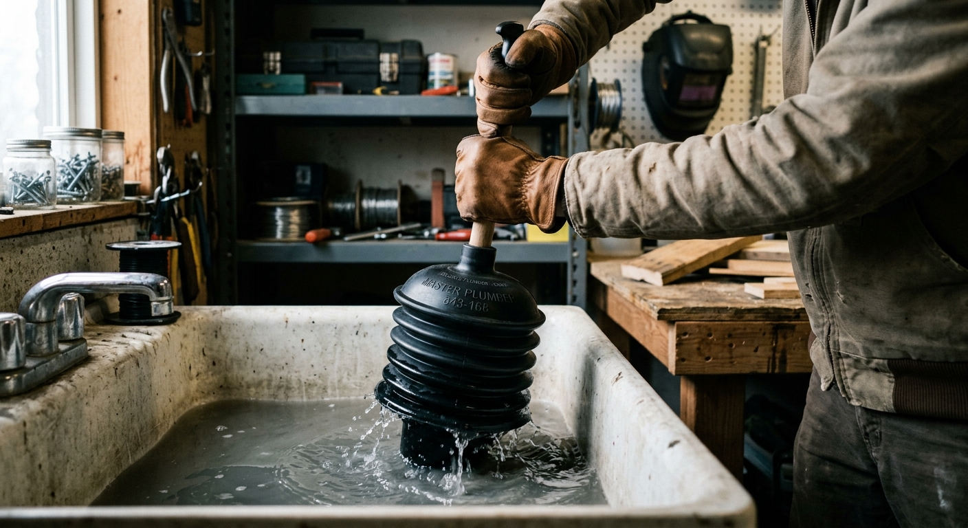 4. Master Plumber 843-168 Bellows Plunger